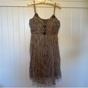 Y2K Metal Embellished Muse Mini Dress